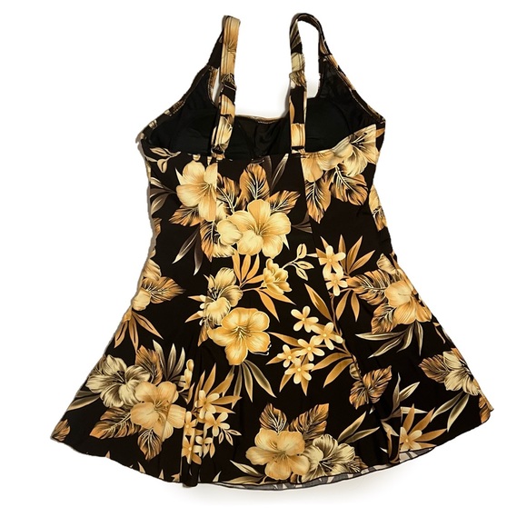 BABYDOLL FLORAL SWIM DRESS - Picture 2 of 3